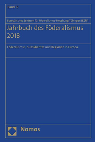 Jahrbuch des Föderalismus 2018 ©Nomos Verlag