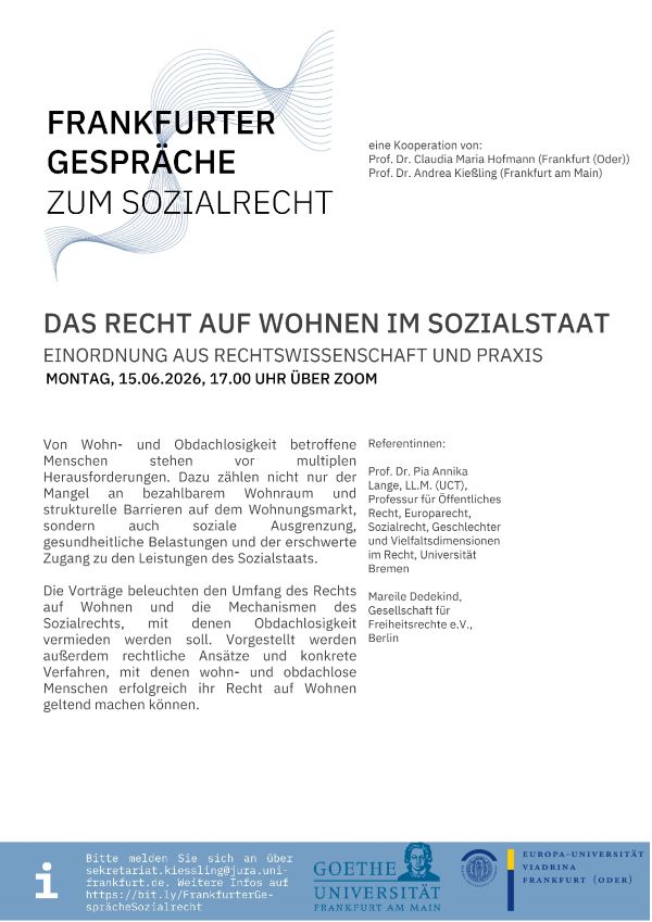 Das Recht auf Wohnen im Sozialstaat