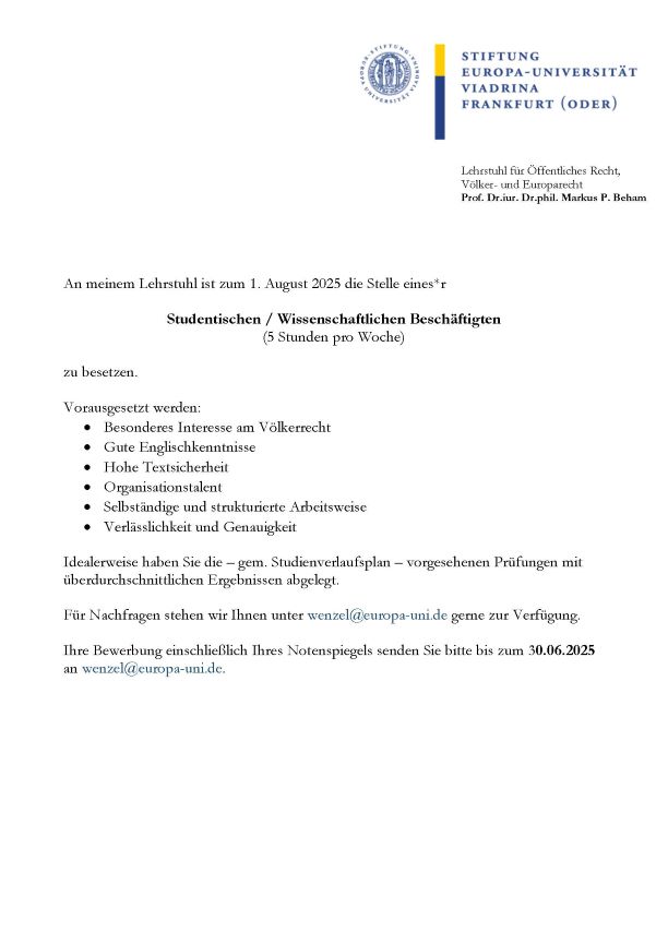 Stellenausschreibung2014-08-01