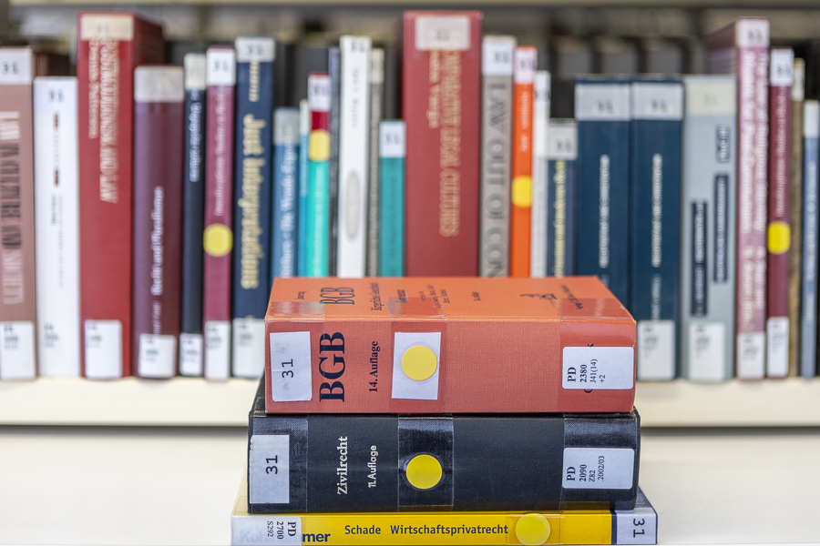 Bücherregal, Bücher, Bibliothek