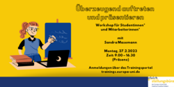 Workshop für Mitarbeiterinnen mit Sandra Masemann Monatg 27.02